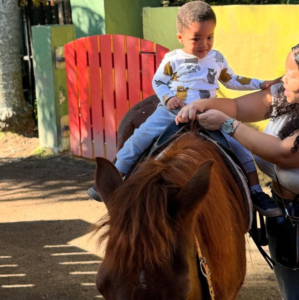 Tirelo Kale and her son